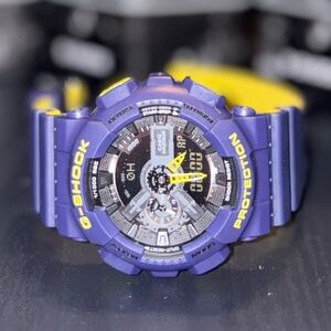 G-Shock Vibrant Blue and Yellow Watch